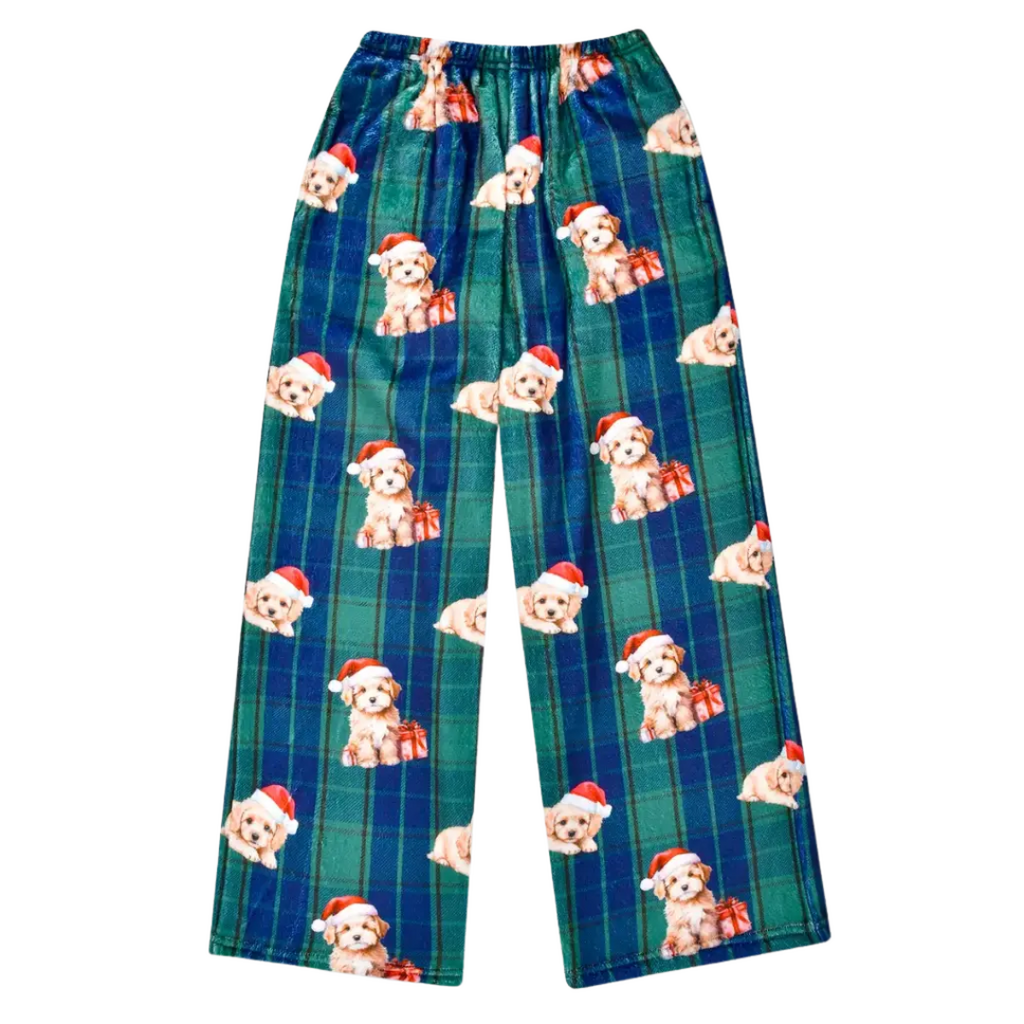 ISCREAM Santa Doodle Plush Pants