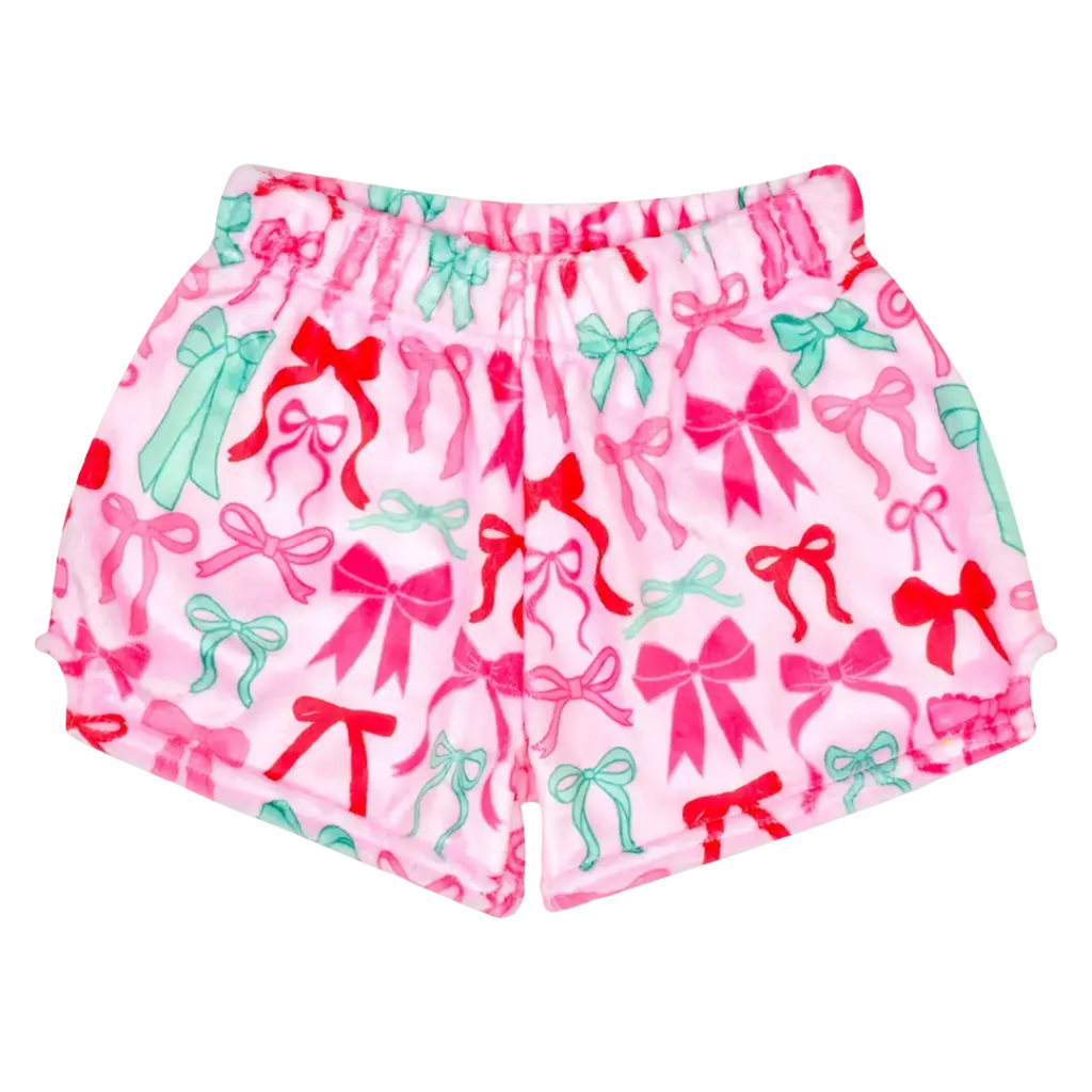 ISCREAM Merry Bows Plush Shorts