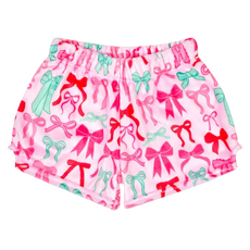 ISCREAM Merry Bows Plush Shorts