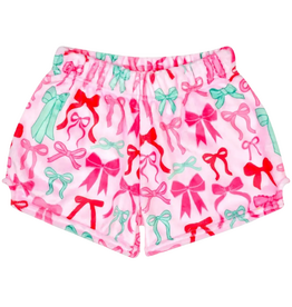 ISCREAM Merry Bows Plush Shorts