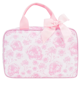 ISCREAM Pretty Pink Toile Large Cosmetic Bag
