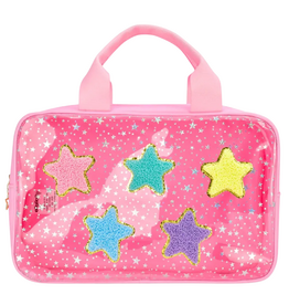 ISCREAM Pink Star Large Cosmetic Bag