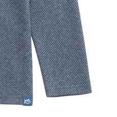 SOUTHERN TIDE Boys Heather Twill Hoodie - Heather Dress Blue