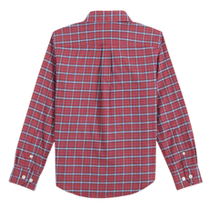 SOUTHERN TIDE Boys Chimney Creek Skipjack Sport Shirt -Salsa Red