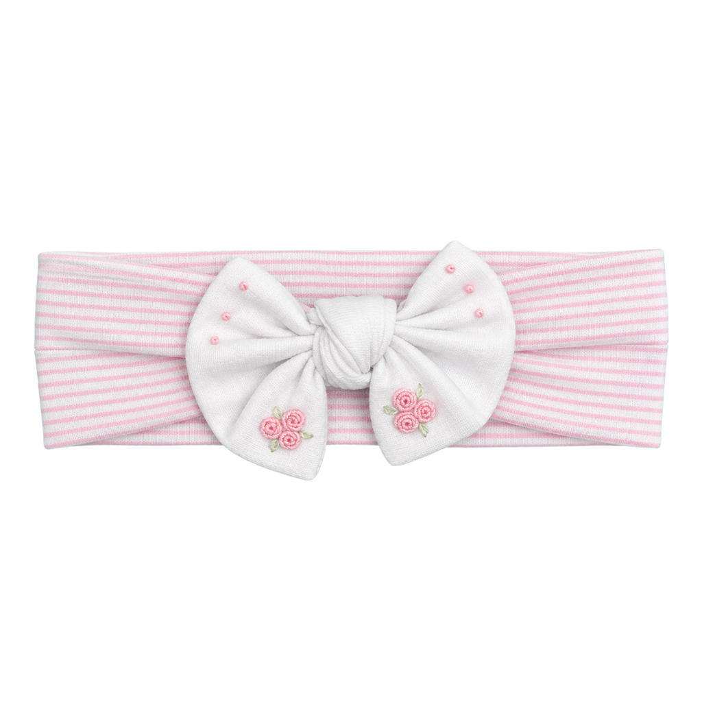 MAGNOLIA BABY Anna Embroidered Headband - Pink