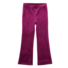 VERY VELOUR FLARE PANTS - Cosmic Berry