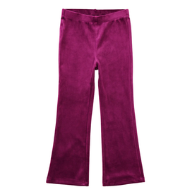 VERY VELOUR FLARE PANTS - Cosmic Berry