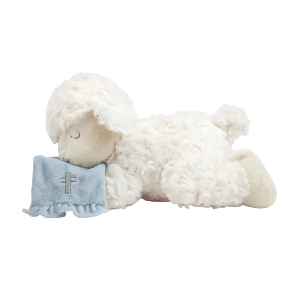 Blue Goodnight Prayer Mechanical Lamb