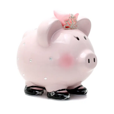 CHILD TO CHERISH Princess Pink Large Piggy Bank