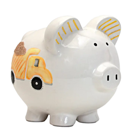 CHILD TO CHERISH Digger Truck Large Piggy Bank