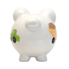 CHILD TO CHERISH Digger Truck Large Piggy Bank