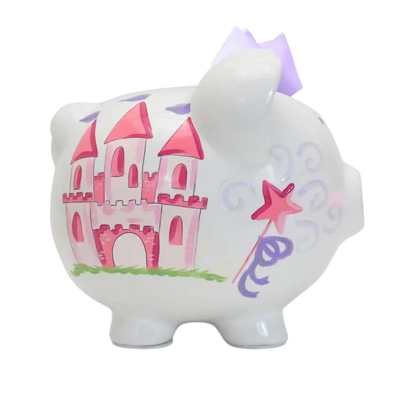 CHILD TO CHERISH Magic Fairy Castle Large Piggy Bank