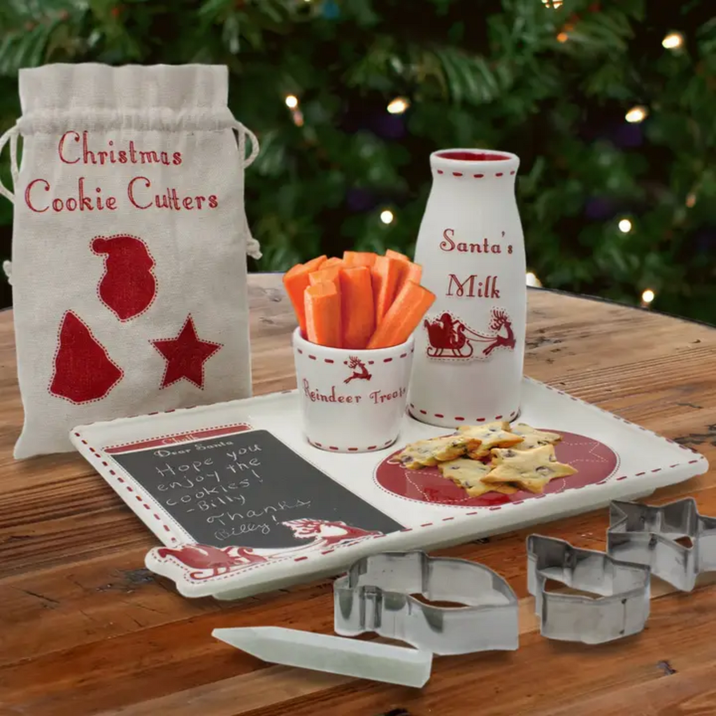 CHILD TO CHERISH Santa's Cookie Platter Set