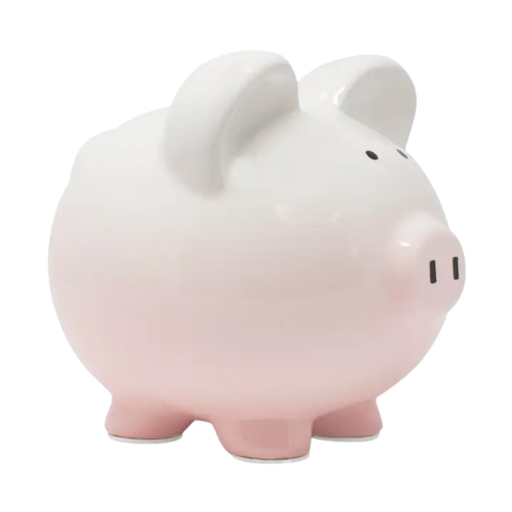 CHILD TO CHERISH Pink Ombre Large Piggy Bank