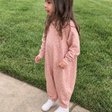 GUNAMUNA Fleece Jumpsuit - Hearts