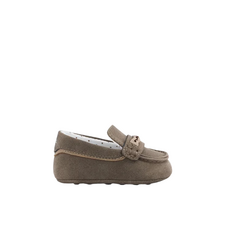 Newborn Boy Moccasin-Chocolate