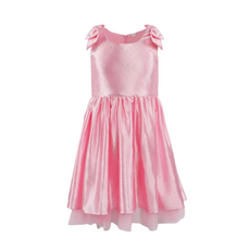 DOLLFACED KIDS The Birthday Dress - Pink w/All Over Sparkle