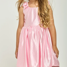 DOLLFACED KIDS The Birthday Dress - Pink w/All Over Sparkle
