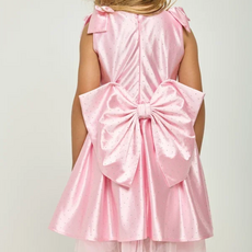 DOLLFACED KIDS The Birthday Dress - Pink w/All Over Sparkle
