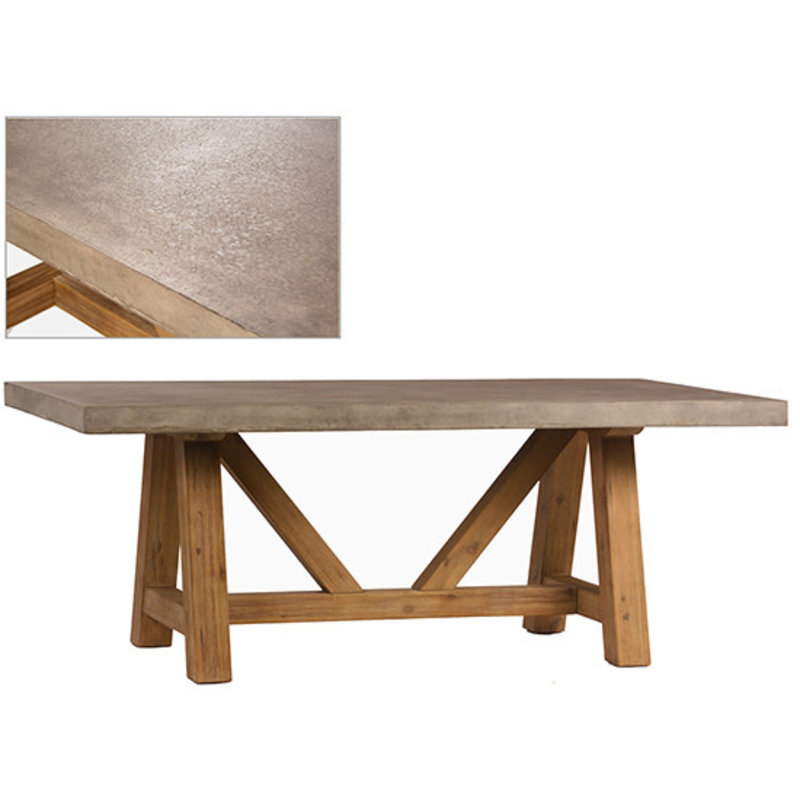 Fontana Dining Table Outdoor 79 x 39 x 30