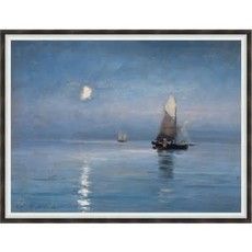 Wendover Art Moonlight Sail  17 x 13