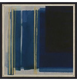 Wendover Art Indigo Contour 2 39.50''x39.50''