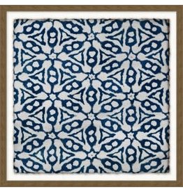 Wendover Art Blue and White Repeat 6 21''x21''