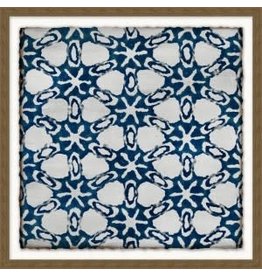 Wendover Art Blue and White Repeat 7 21''x21''