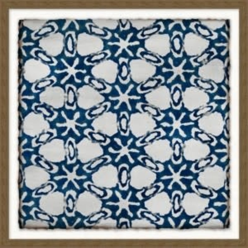 Wendover Art Blue and White Repeat 7 21''x21''