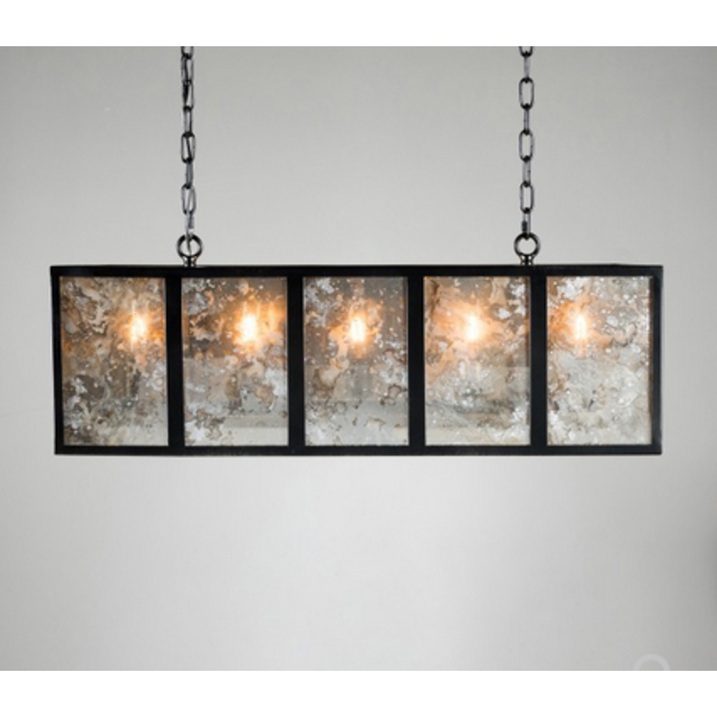 Morgan Rectangular Chandelier 35 x 15 x 15 DISPLAY