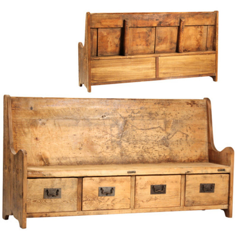 Olaf Bench with Drawers