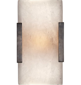 Visual Comfort Covet Wide Clip Bath Sconce Bronze