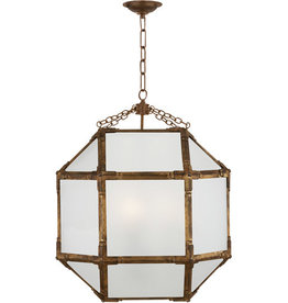 Visual Comfort Morris MED Lantern Gilded Iron