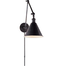 Visual Comfort Boston Functional Double Arm Library Light Bronze