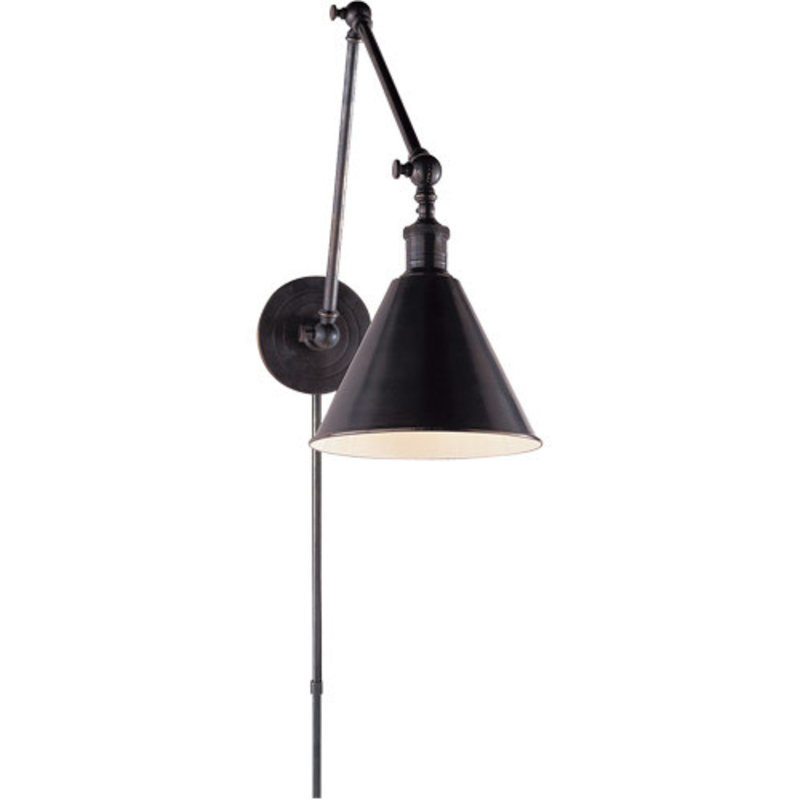 Visual Comfort Boston Functional Double Arm Library Light Bronze