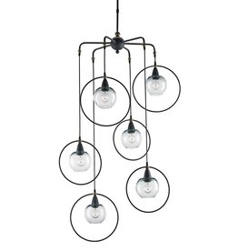 Currey & Company Moorsgate Multi Pendant 69'' x 36''