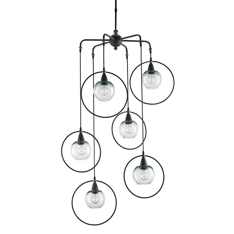 Currey & Company Moorsgate Multi Pendant 69'' x 36''