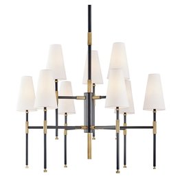Hudson Valley Bowery 9LT Chandelier 34''