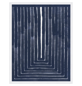 Wendover Art Navy Depth II  40.75 x 52.75