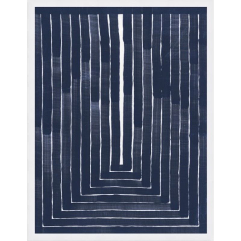 Wendover Art Navy Depth II  40.75 x 52.75