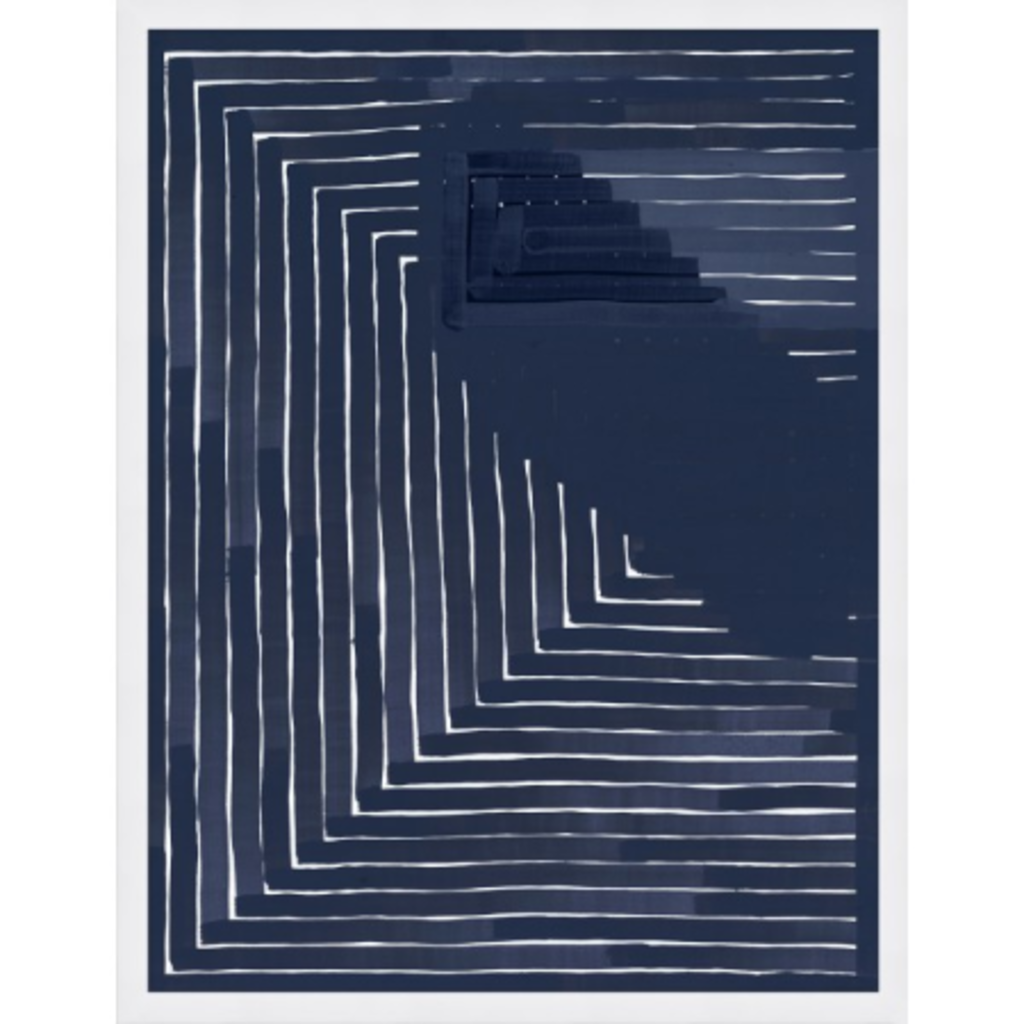 Wendover Art Navy Depth I  40.75 x 52.75