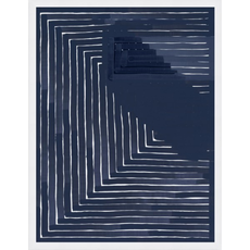 Wendover Art Navy Depth I  40.75 x 52.75