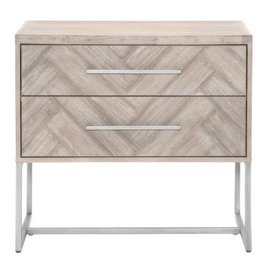 Mosaic Nightstand Natural Gray