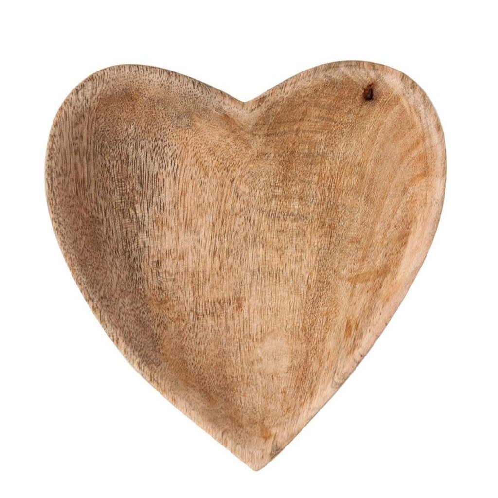 Mango Wood Heart Bowl 6 - Thrive Interiors and Design