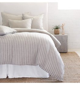 Pom Pom At Home Blake Queen Duvet Flax/Midnight