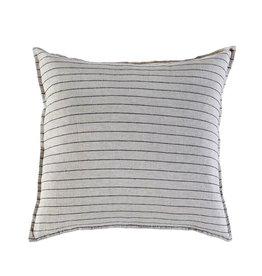 Pom Pom At Home Blake Euro Sham Flax/Midnight 26''x26''