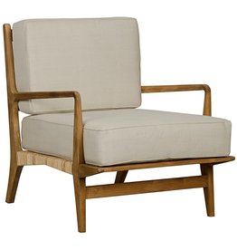 Noir Allister Chair Rattan & Teak