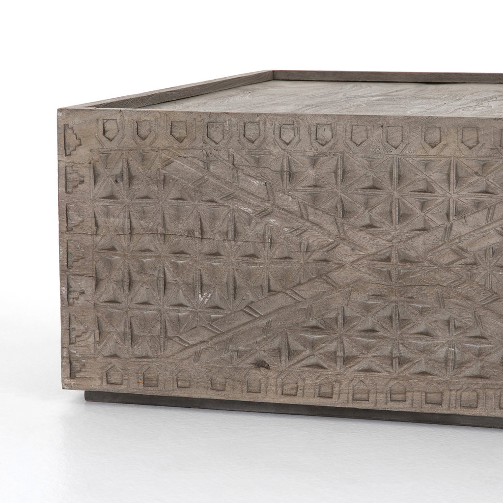 Abby Square Coffee Table 38 w x 38 d x 16 h Thrive Interiors