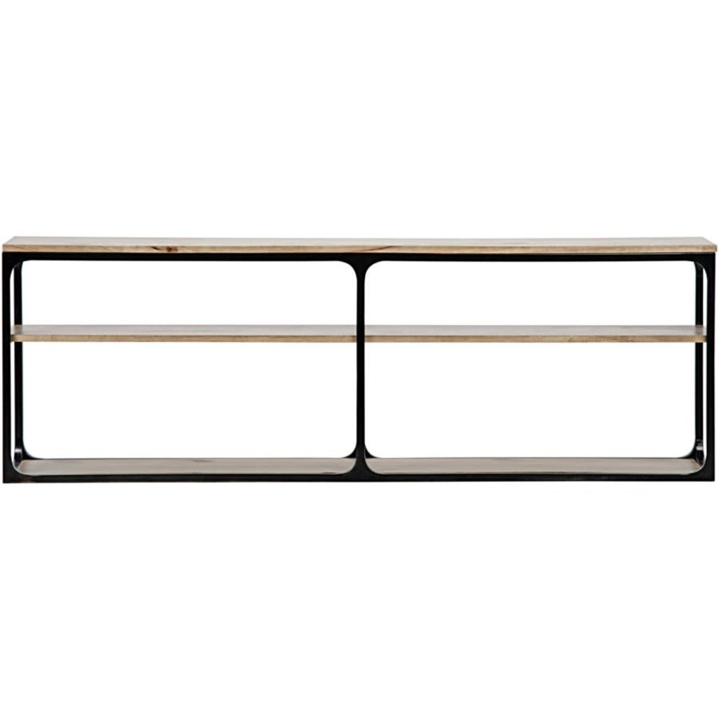 Noir Large Novie Console with Black Metal