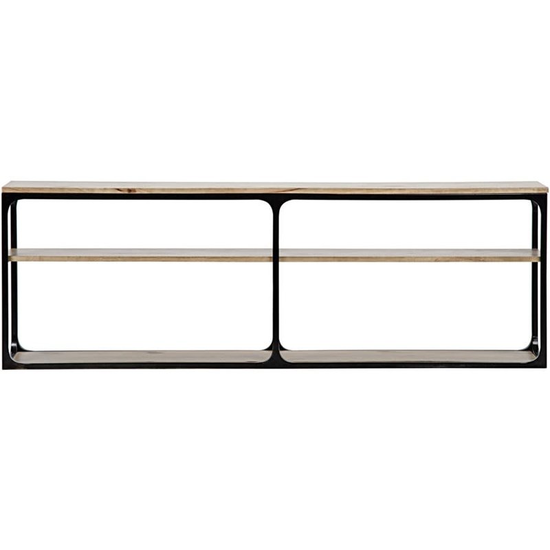Noir Large Novie Console with Black Metal